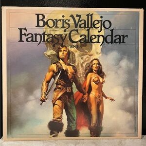 Vintage 1980 Boris Vallejo Calendar